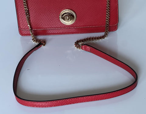 Versace Gold Medusa Head Calf Leather Dark Red Shoulder Bag 10120716 NWT $2100