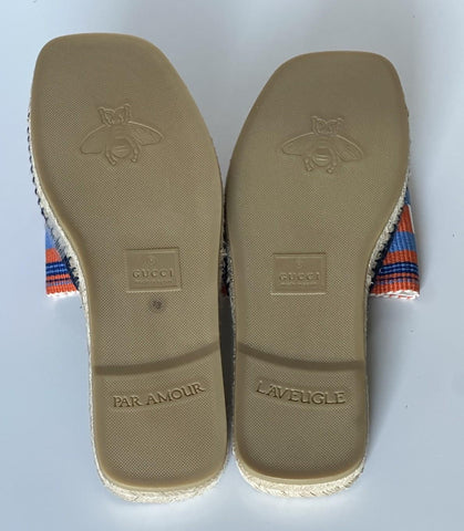 Gucci Men's Multicolor Espadrille Sandals 13.5 US (Gucci 13) 772867 NWT