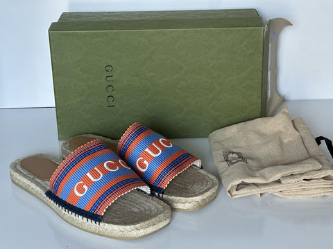 Gucci Men's Multicolor Espadrille Sandals 13.5 US (Gucci 13) 772867 NWT