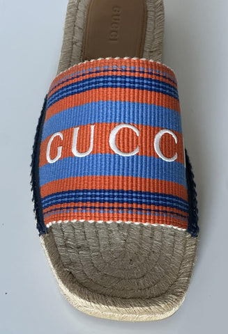 Gucci Men's Multicolor Espadrille Sandals 13.5 US (Gucci 13) 772867 NWT