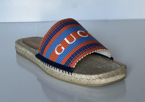 Gucci Men's Multicolor Espadrille Sandals 13.5 US (Gucci 13) 772867 NWT