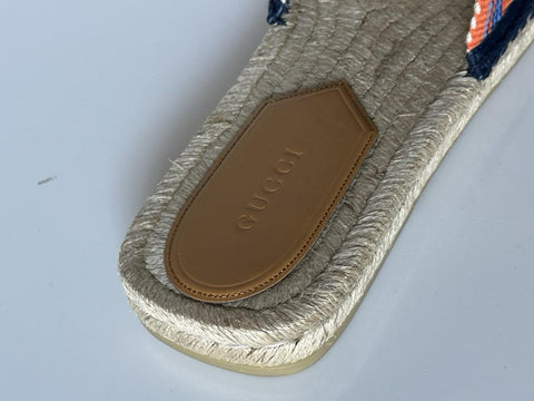 Gucci Men's Multicolor Espadrille Sandals 13.5 US (Gucci 13) 772867 NWT