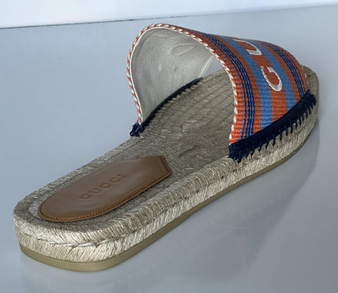 Gucci Men's Multicolor Espadrille Sandals 13.5 US (Gucci 13) 772867 NWT