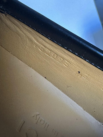 Gucci GG Cordovan Lux Leather Black Moccasin Shoes 6.5 US (Gucci 6) 752093 NIB