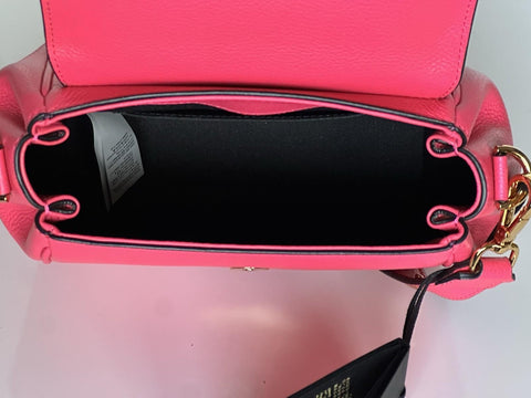 Versace Virtus Grainy Calf Small Pink Top Handle Bag 1015556 IT NWT $2100