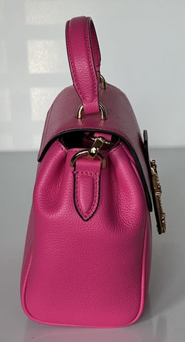 Versace Virtus Grainy Calf Small Pink Top Handle Bag 1015556 IT NWT $2100