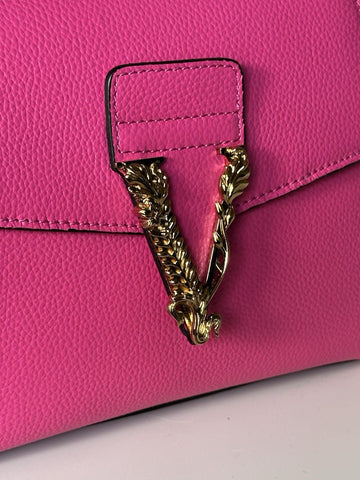 Versace Virtus Grainy Calf Small Pink Top Handle Bag 1015556 IT NWT $2100