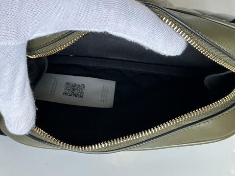 Versace Medusa Head Quilted Lamb Leather Belt Bag Green 1002884 IT NWT $1600