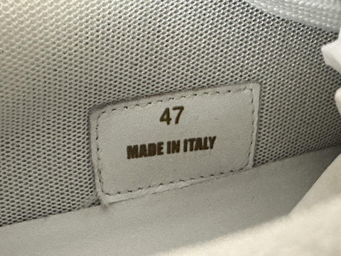 Versace Greca Men’s Leather Black/Charcoal Sneakers 14 US (47) 1013377 NIB