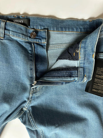 Versace Men’s Stretch Denim Blue Jeans 37 US 1011693 NWT $800