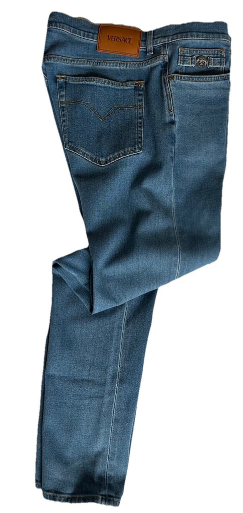 Versace Men’s Stretch Denim Blue Jeans 40 US 1011693 NWT $800
