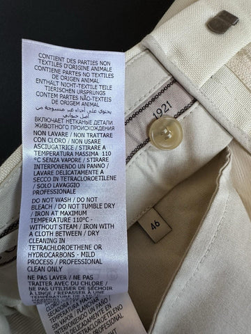 Gucci Men’s Panama Wool Mohair White Dress Pants 30 US (46 Eu) Italy 719376 NWT