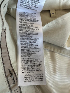 Gucci Men’s Panama Wool Mohair White Dress Pants 30 US (46 Eu) Italy 719376 NWT