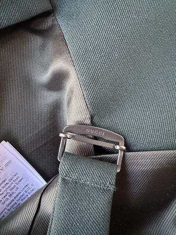 Gucci Fluid Drill Deep Bottle Green Vest 42R US/52R Euro Italy 673191 NWT