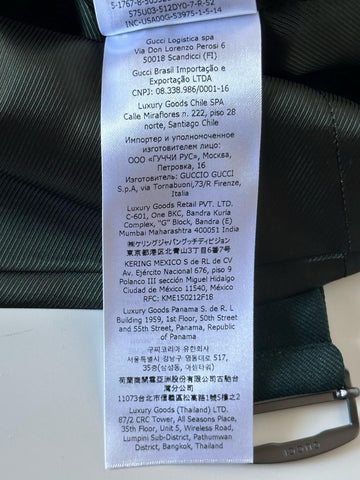 Gucci Fluid Drill Deep Bottle Green Vest 42R US/52R Euro Italy 673191 NWT