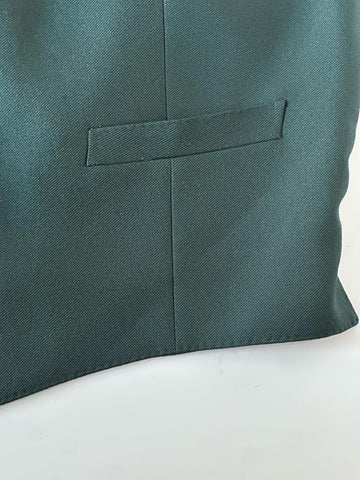 Gucci Fluid Drill Deep Bottle Green Vest 42R US/52R Euro Italy 673191 NWT