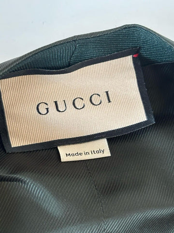 Gucci Fluid Drill Deep Bottle Green Vest 42R US/52R Euro Italy 673191 NWT