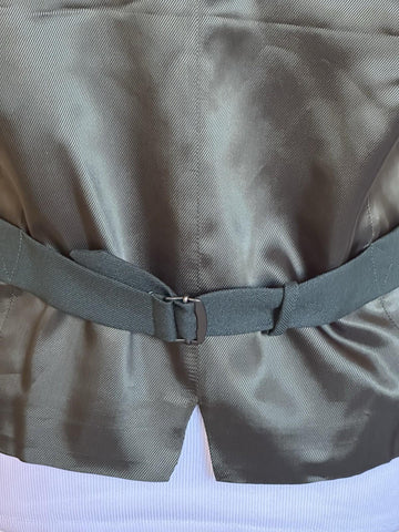 Gucci Fluid Drill Deep Bottle Green Vest 42R US/52R Euro Italy 673191 NWT