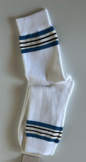 Gucci GG Logo Socks White Size Medium Made in Italy 676824 NWT