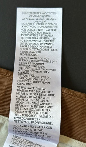 Gucci Men’s Stiff Cotton Drill Treated Pants Brown 30 US (46 Euro) IT 705867 NWT