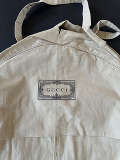 Gucci Coat/Suite/Dress Cotton Garment Bag Beige 54" L x 19.5" W New