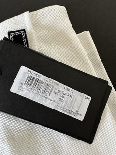 Versace White Piquet Cotton Polo Shirt 3XL 1013906 NWT $800