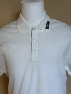 Versace White Piquet Cotton Polo Shirt 4XL 1013906 NWT $800