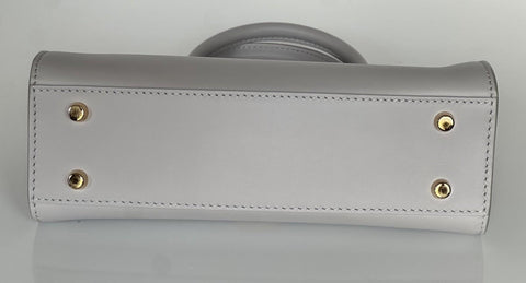 Versace Medusa Gray Leather Small Top Handle Bag 1013169 IT NWT $2190