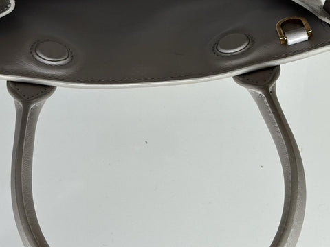 Versace Medusa Gray Leather Small Top Handle Bag 1013169 IT NWT $2190