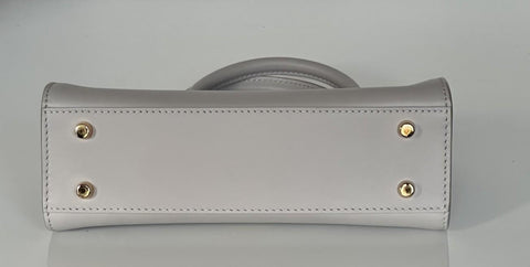 Versace Medusa Gray Leather Small Top Handle Bag 1013169 IT NWT $2190