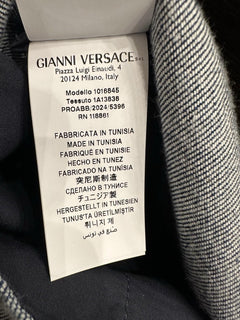 Versace Medusa Blouson Denim Stone Wash Jacket Blue 42 US (52) 1016845 NWT $1500