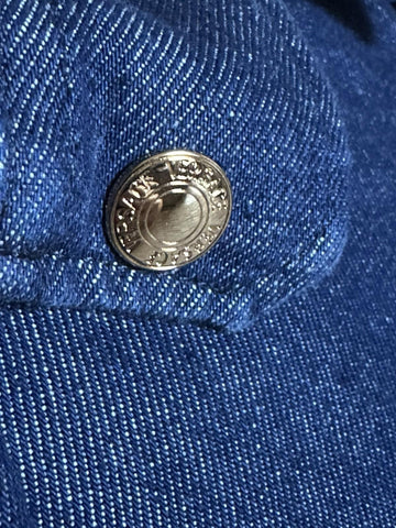 Versace Medusa Blouson Denim Stone Wash Jacket Blue 42 US (52) 1016845 NWT $1500