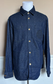 Versace Medusa Blouson Denim Stone Wash Jacket Blue 44 US (54) 1016845 NWT $1500
