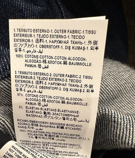 Versace Medusa Blouson Denim Stone Wash Jacket Blue 44 US (54) 1016845 NWT $1500