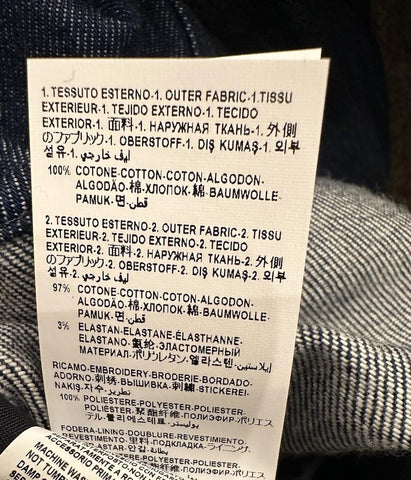 Versace Medusa Blouson Denim Stone Wash Jacket Blue 44 US (54) 1016845 NWT $1500