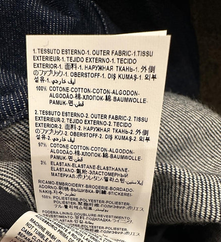 Versace Medusa Blouson Denim Stone Wash Jacket Blue 46 US (56) 1016845 NWT $1500