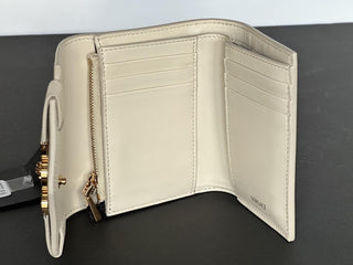 Versace Medusa Head Sand Calf Leather Small Card Wallet 1014689 Italy NWT $675