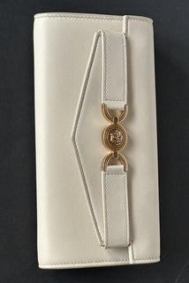 Versace Medusa Sand Calf Leather Long Continental Wallet 1014690 Italy NWT $825