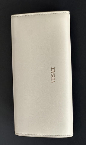 Versace Medusa Sand Calf Leather Long Continental Wallet 1014690 Italy NWT $825
