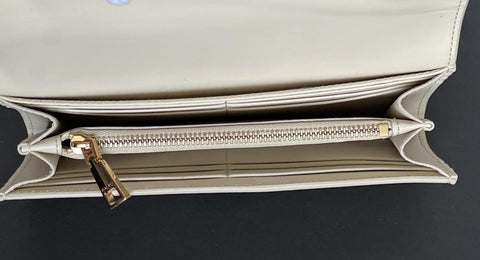 Versace Medusa Sand Calf Leather Long Continental Wallet 1014690 Italy NWT $825