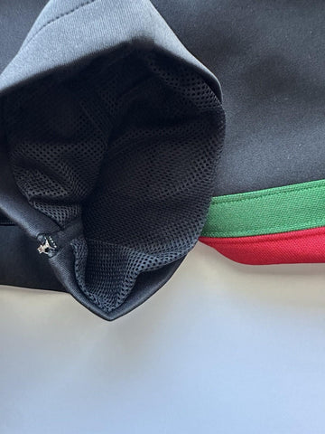 Gucci Light Neoprene Men's Black Web Jogging Pants 3XL IT 698461 NWT $1300