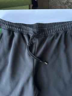 Gucci Light Neoprene Men's Black Web Jogging Pants 3XL IT 698461 NWT $1300