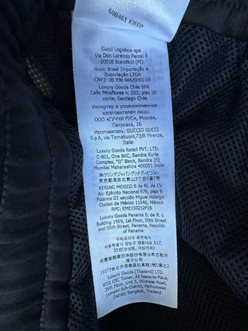 Gucci Light Neoprene Men's Black Web Jogging Pants 3XL IT 698461 NWT $1300