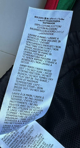 Gucci Light Neoprene Men's Black Web Jogging Pants 3XL IT 698461 NWT $1300