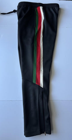 Gucci Light Neoprene Men's Black Web Jogging Pants 3XL IT 698461 NWT $1300