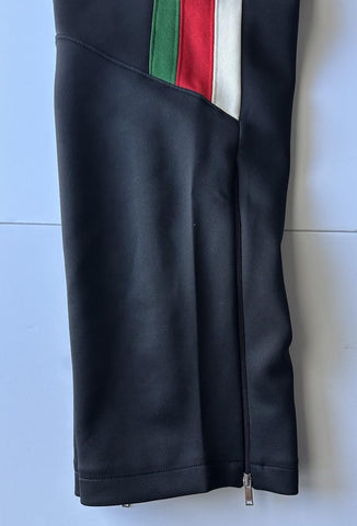 Gucci Light Neoprene Men's Black Web Jogging Pants 3XL IT 698461 NWT $1300