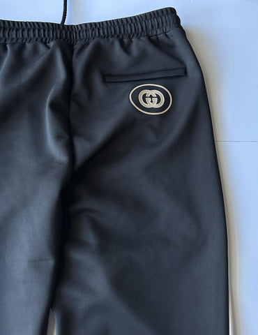 Gucci Light Neoprene Men's Black Web Jogging Pants 3XL IT 698461 NWT $1300
