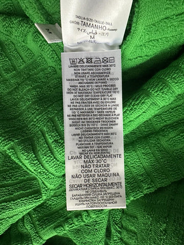 Bottega Veneta Men's Intrecciato Cotton Terry Bath Robe Green M 656097 NWT $700