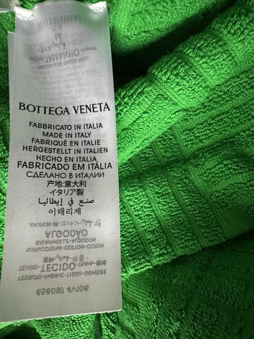 Bottega Veneta Men's Intrecciato Cotton Terry Bath Robe Green M 656097 NWT $700