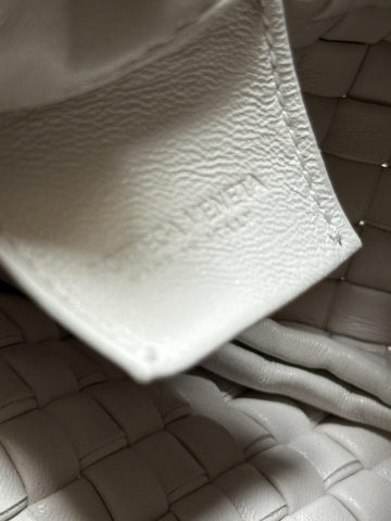 Bottega Veneta Intrecciato Mini Padded Jodie Bag White 691193 Italy NWT $5200